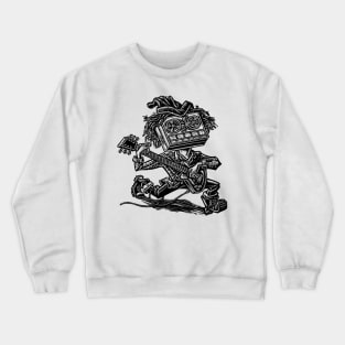 Eight Track Recorder Guitar Player Crewneck Sweatshirt